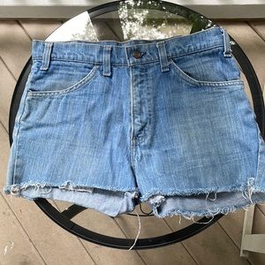 Levi’s Orange Tab High Waisted Jean Shorts